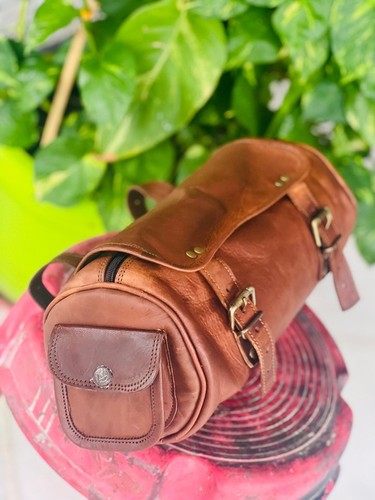 Genuine bulky leather vintage - genuine,