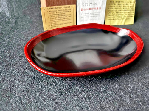 Japanese lacquer tray - japanese, urushi