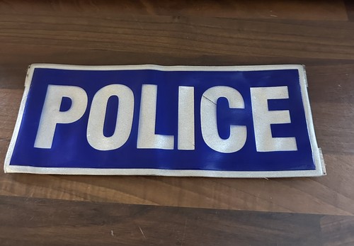 Police patch hook loop - police,