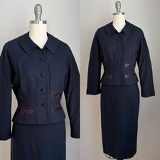 Vintage 1940’s 2-piece Navy