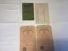 Triumph Motor Cycle Instruction Book circa 1930 & Spare parts for 1932 models