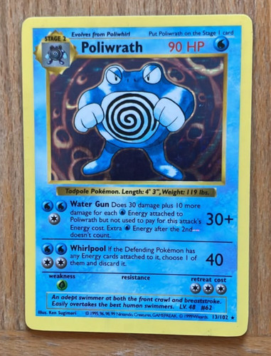 Pokemon cards tcg poliwrath - cards,