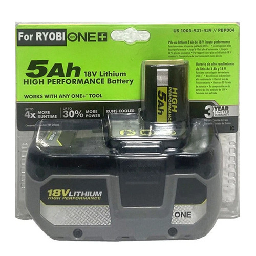 0ah 18v genuine lithium - 5.0ah,