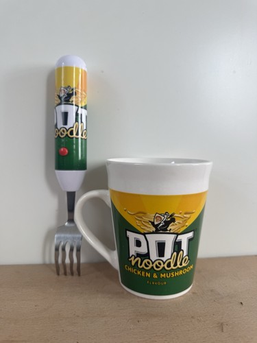 Pot noodle chicken mushroom - &,
