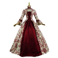 Gothic Dress Medieval Dress Costume Vintage Women's Victorian Renaissance