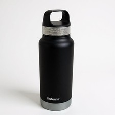 Drinks Bottle Sistema 1 Litre Stainless Steel Double Walled Water Flask Thermos