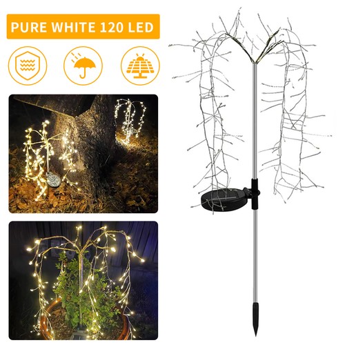 Solar willow tree lights - tree,