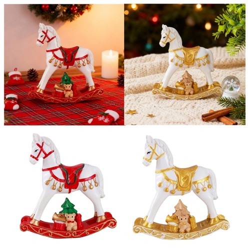 Small christmas rocking horse - christmas,