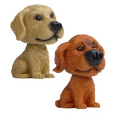 2 Pcs Nodding Dog for Car