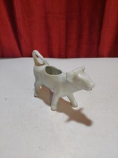 Vintage French Cream Jug Cow Shaped Ceramic