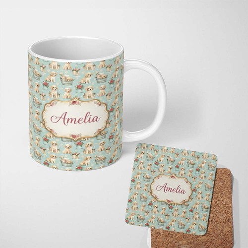 11oz tea coffee mug - tea, cute