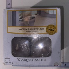 Yankee Candle A Calm And Quiet Place Pack of 12 Tea Light Scented Candles