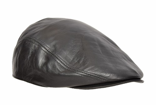 Mens genuine black - genuine, leather
