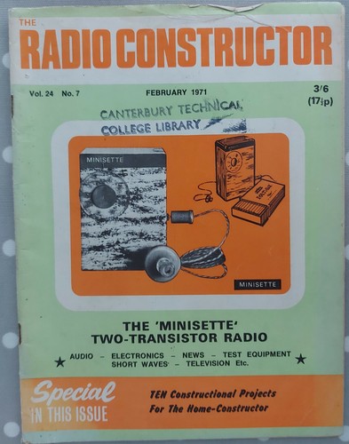 The radio constructor magazine - radio,