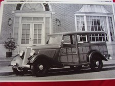  1933 FORD WOODY STATION WAGON DEARBORN INN  12 X 18 LARGE PICTURE  PHOTO 