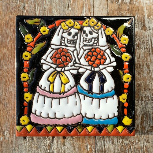 Mexican relief tile 5x10 5 - relief,