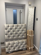 Single Bed Frame With Wooden Underlay And Space For Storage Underneath