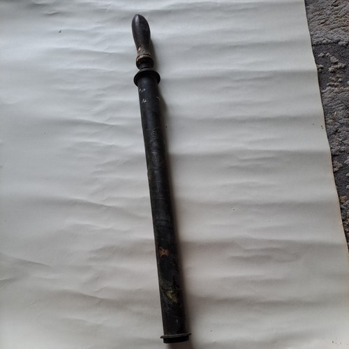 Vintage pump antique brass - antique,