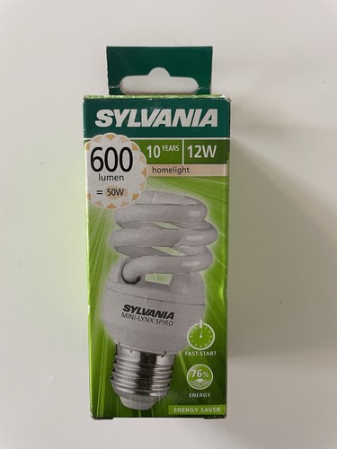12w sylvania cfl - (=50w),
