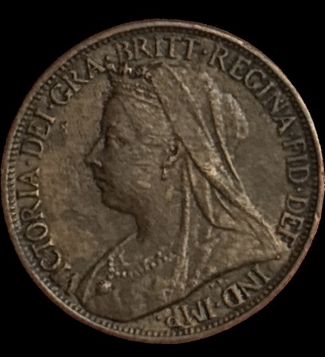 1899 queen victoria farthing - victoria,