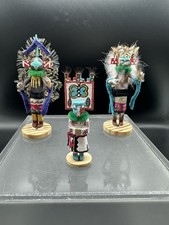Kachina dolls hand carved - dolls-,