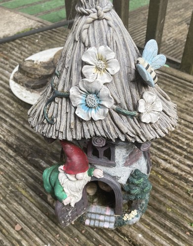 Fairy castle garden ornament - garden,