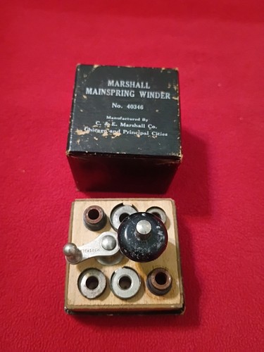 Marshall mainspring winder - c&e,