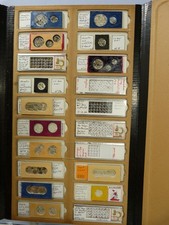 CARD CASE OF 20 MICROSCOPE SLIDES; PREPARED SLIDES