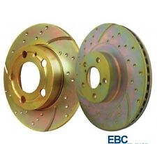 EBC TURBO GROOVE FRONT DISCS GD819 AUDI SEAT SKODA VW - 281mm FRONT