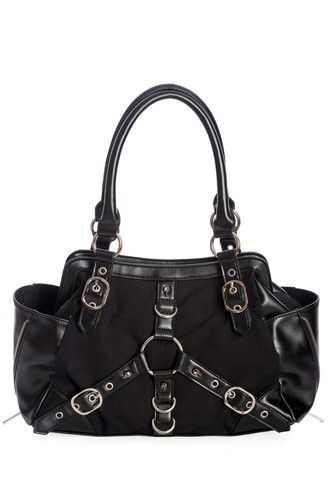 Women black retro gothic - black,