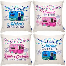 Personalised Caravan Cushion