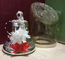 Vintage Musical Bell Wedding/ Anniversary Silver Coloured Plastic ￼