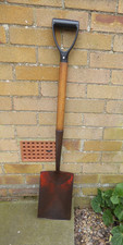 Vintage Garden Spade. Wooden Y