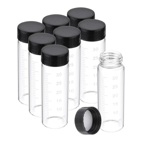 8pcs 30ml small - 30ml, glass