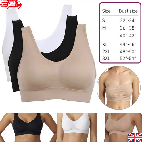 Ladies seamless comfort bra - seamless,
