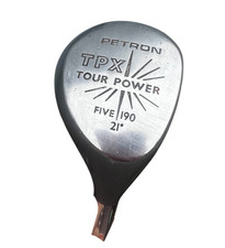 Petron 5 Wood 21° Loft Golf TPX Tour Power Right-Handed Steel Shaft R Flex 42"