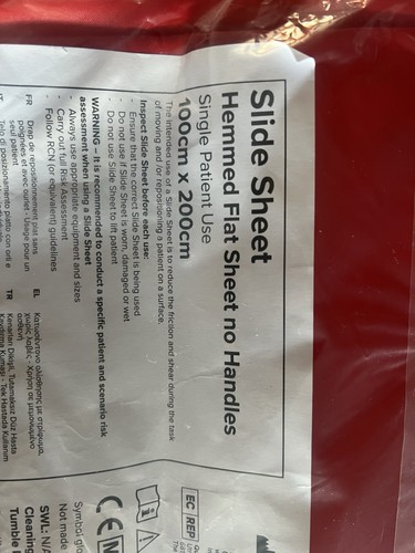 Patient transfer slide sheet - patient,
