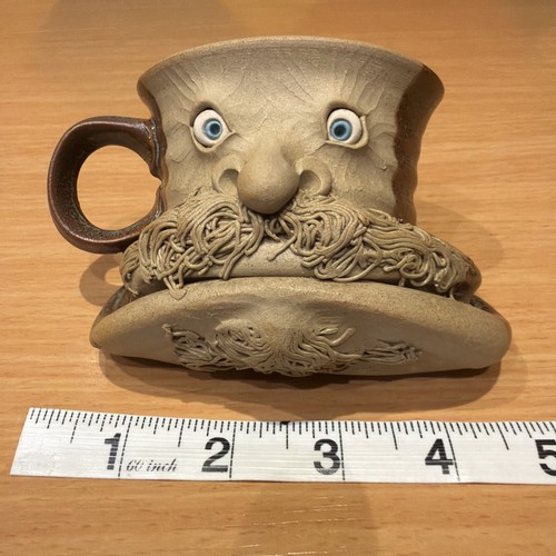 Muggins pottery ugly face mug - face,