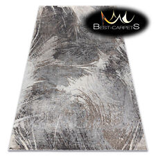 Quality Modern Design Rug FUSION  9617 dark grey / brown - Abstraction