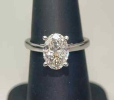 14K White Gold Finish 2.00Ct