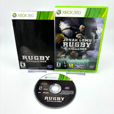 Jonah Lomu Rugby Challenge (NTSC Xbox 360, 2011) *Near Mint* *Disc Perfect*