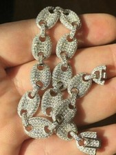 Mens 10mm Puffed Gucci Link