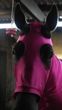 CERYS PINK horse hood 