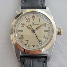 Rolex Oyster Ref 5010 14k SS 31m Bubbleback Mens 1940s Vintage Automatic RA641
