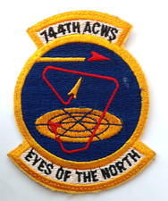 USAF 744th Air Control Warning System Military Patch.   A12