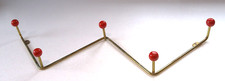 VINTAGE RETRO 1950/60s Funky Atomic  Sputnik Coat Rack Wooden Gum Balls