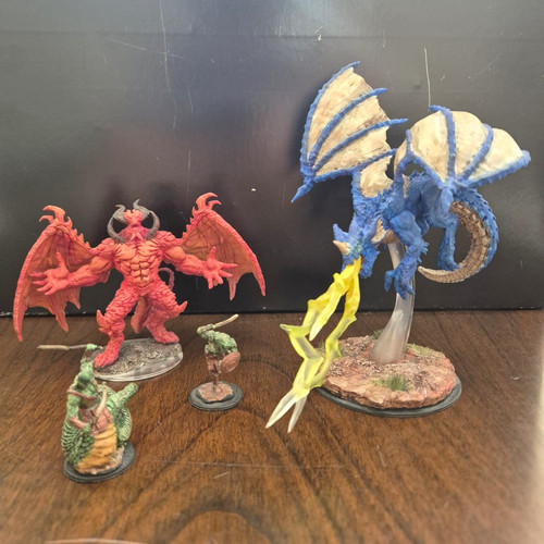 Dungeons dragons painted - dragons, d&d