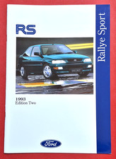 1993 FORD RS Sales Brochure -