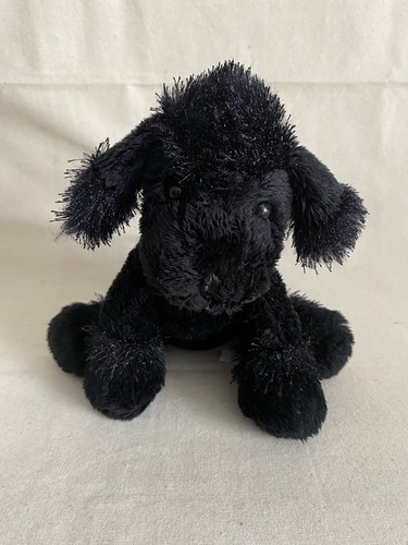 Ganz black poodle dog soft - poodle, toy
