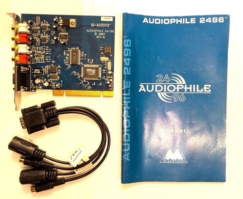 Audio audiophile 2496 - m-audio,